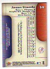 2003 Fleer Avant Baseball "Main Set" Cards #1 to #87 - Picture 26 of 130