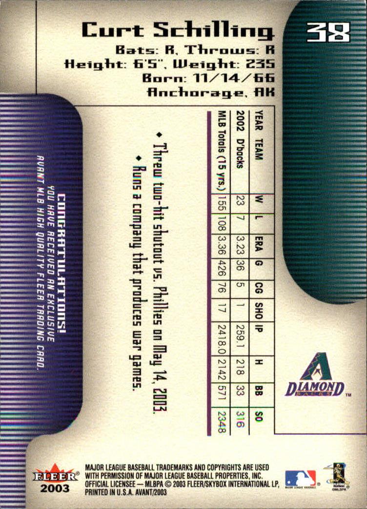 2003 Fleer Avant Baseball "Main Set" Cards #1 to #87 - Picture 72 of 130