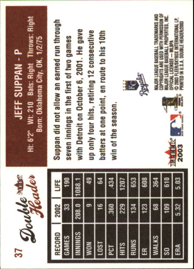 2003 Fleer Double Header Baseball "Main Set" Cards - Picture 69 of 415