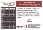 2003 Fleer Double Header Baseball "Main Set" Cards - Picture 293 of 415