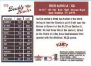 2003 Fleer Double Header Baseball "Main Set" Cards - Picture 319 of 415