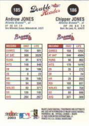 2003 Fleer Double Header Baseball "Main Set" Cards - Picture 343 of 415