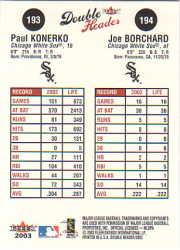 2003 Fleer Double Header Baseball "Main Set" Cards - Picture 347 of 415