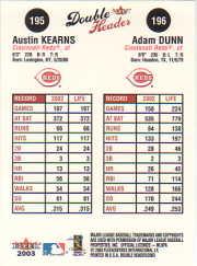 2003 Fleer Double Header Baseball "Main Set" Cards - Picture 349 of 415