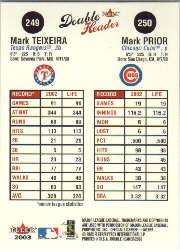 2003 Fleer Double Header Baseball "Main Set" Cards - Picture 379 of 415