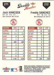 2003 Fleer Double Header Baseball "Main Set" Cards - Picture 389 of 415