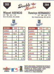 2003 Fleer Double Header Baseball "Main Set" Cards - Picture 401 of 415
