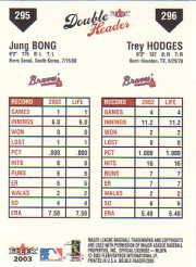 2003 Fleer Double Header Baseball "Main Set" Cards - Picture 413 of 415