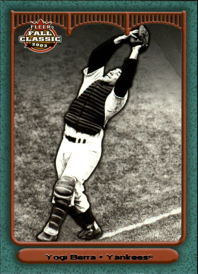 2003 Fleer Fall Classics Baseball "Main Set" Cards - Picture 30 of 197