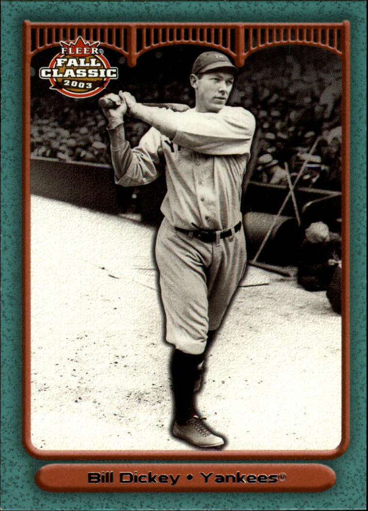 2003 Fleer Fall Classics Baseball "Main Set" Cards - Picture 68 of 197