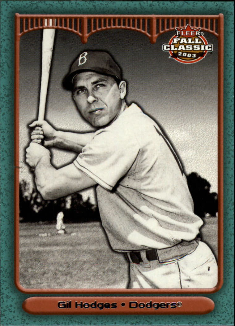 2003 Fleer Fall Classics Baseball "Main Set" Cards - Picture 106 of 197