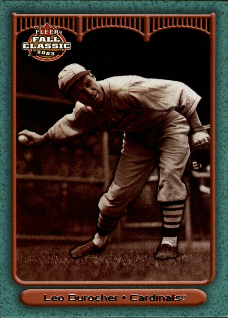 2003 Fleer Fall Classics Baseball "Main Set" Cards - Picture 110 of 197