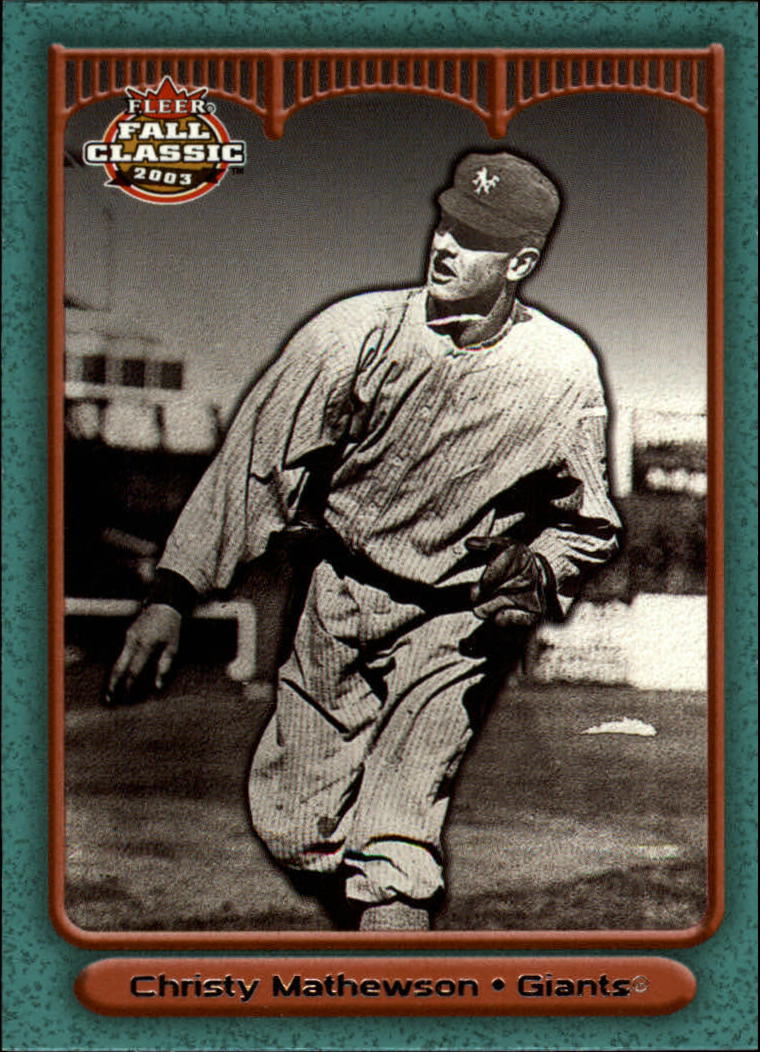 2003 Fleer Fall Classics Baseball "Main Set" Cards - Picture 114 of 197