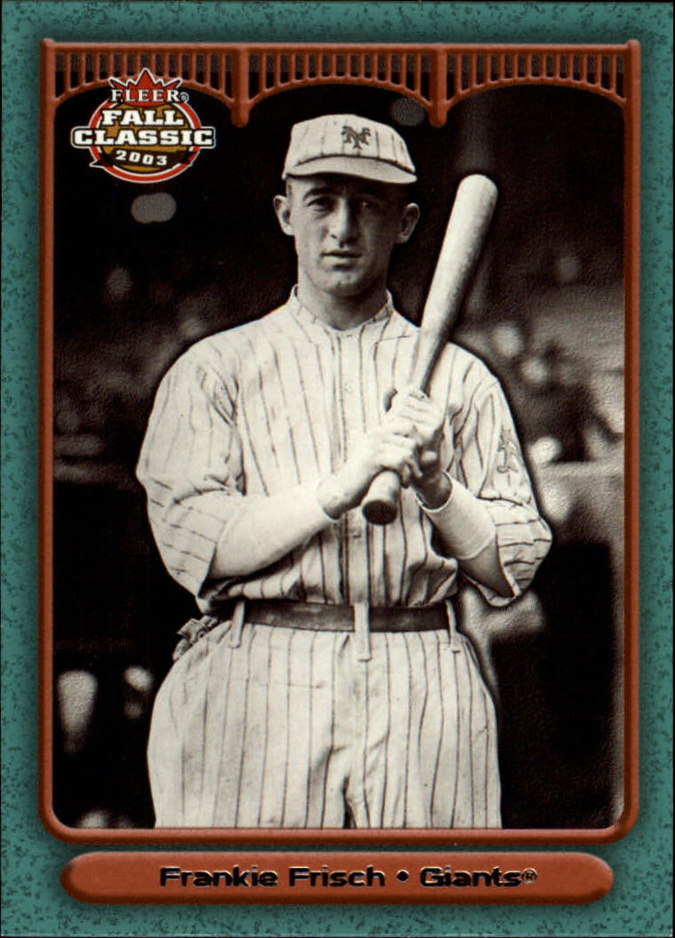 2003 Fleer Fall Classics Baseball "Main Set" Cards - Picture 142 of 197