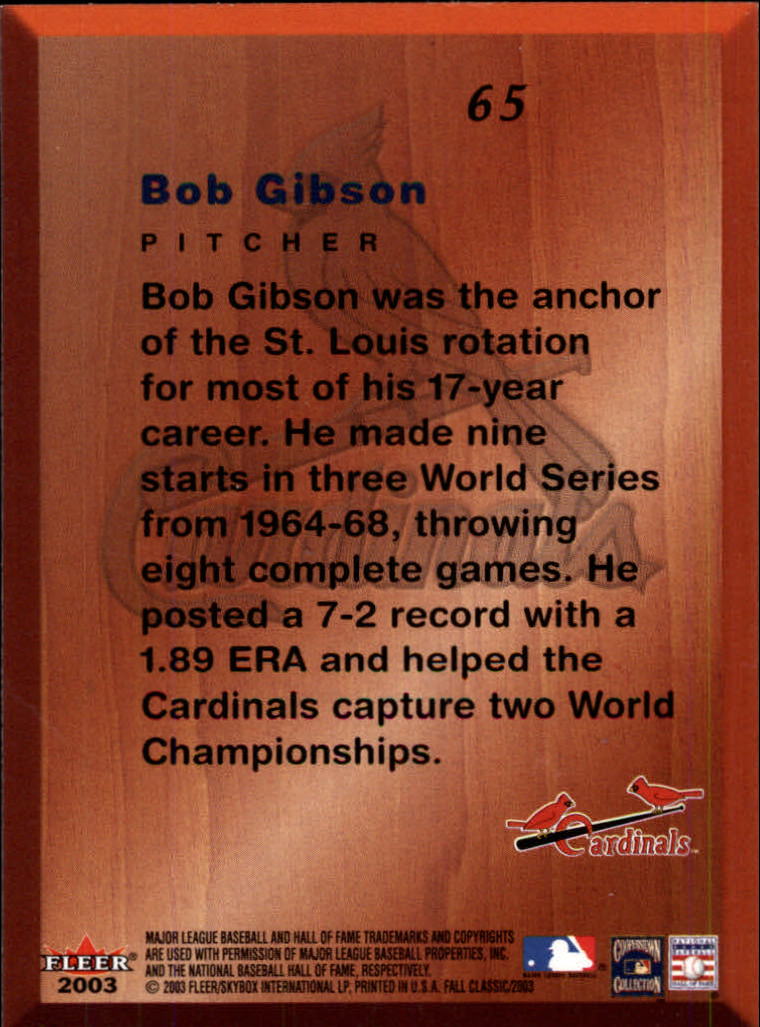 2003 Fleer Fall Classics Baseball "Main Set" Cards - Picture 149 of 197