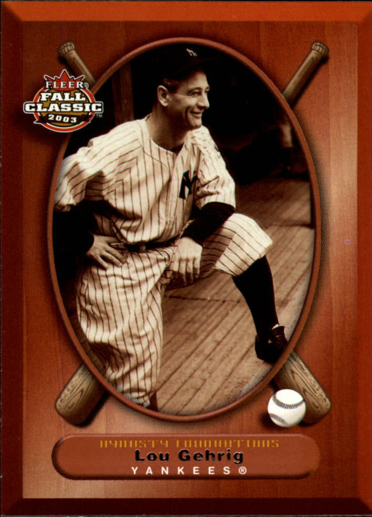 2003 Fleer Fall Classics Baseball "Main Set" Cards - Picture 154 of 197