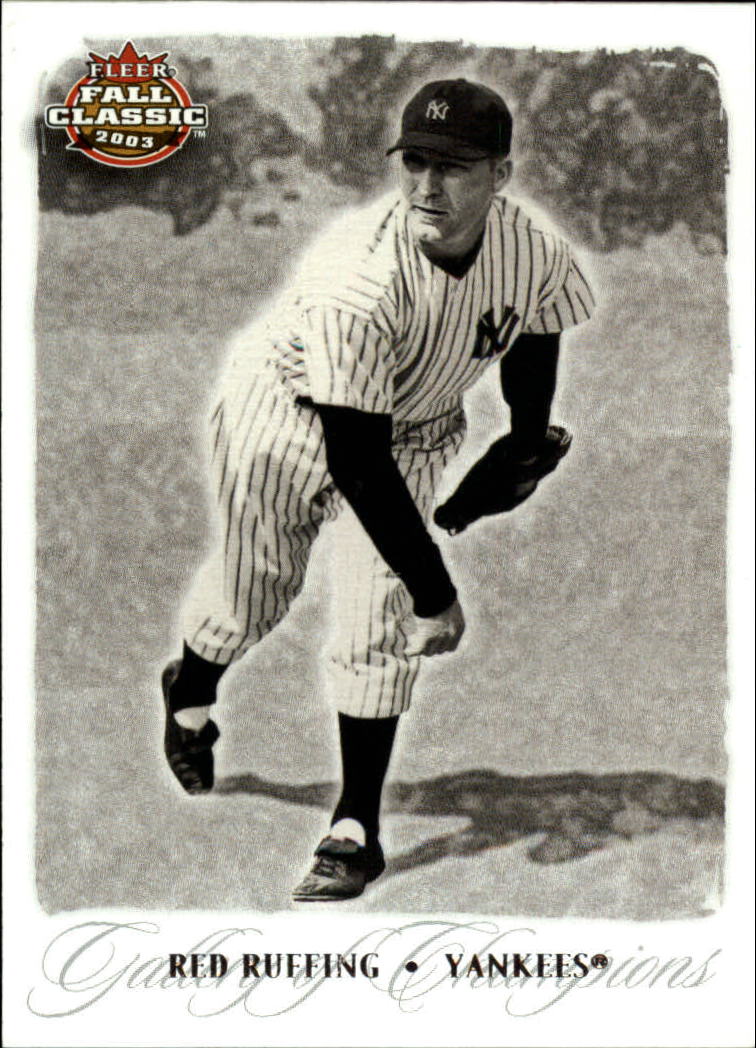 2003 Fleer Fall Classics Baseball "Main Set" Cards - Picture 184 of 197