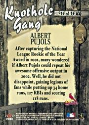 Carte Fleer Splendid Splinters Baseball 2003 "Inserisci e Gioco Usate" - Foto 7 di 11