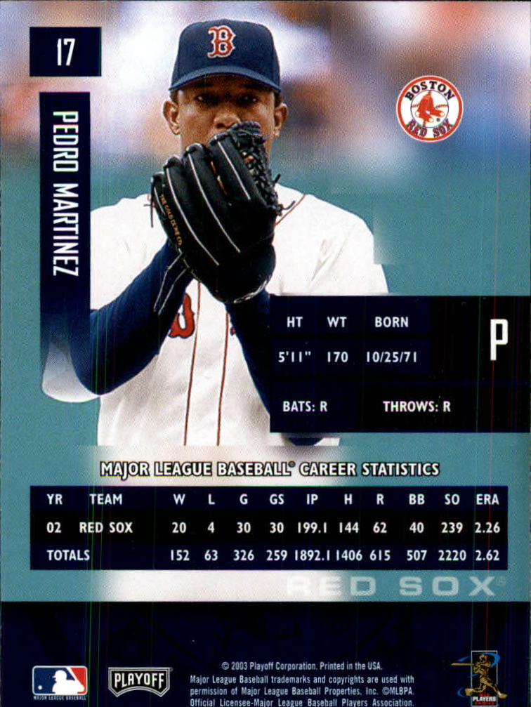 2003 Playoff Prestige Baseball "Main Set" Cards #1 to #210 - Picture 35 of 419