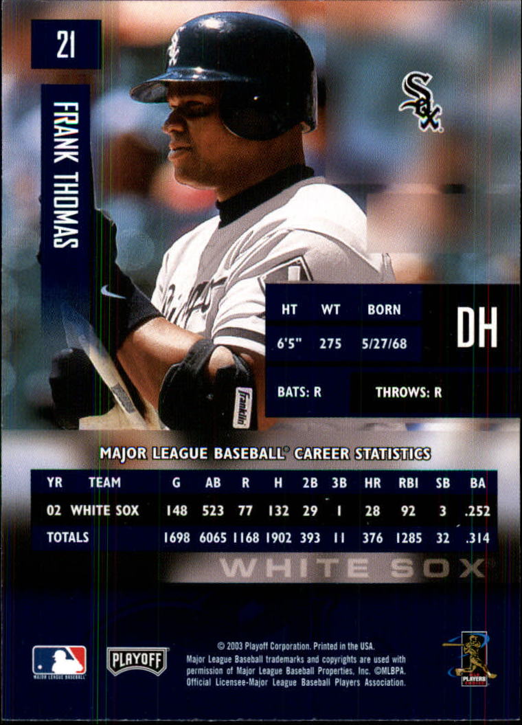 2003 Playoff Prestige Baseball "Main Set" Cards #1 to #210 - Picture 43 of 419