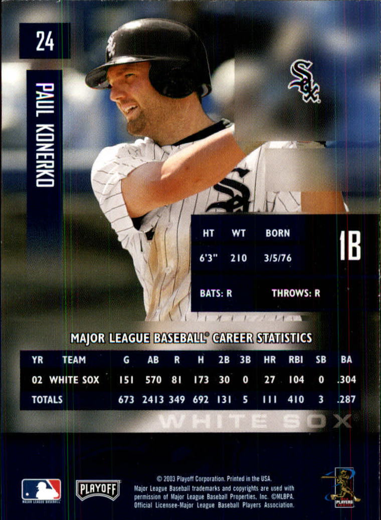 2003 Playoff Prestige Baseball "Main Set" Cards #1 to #210 - Picture 49 of 419