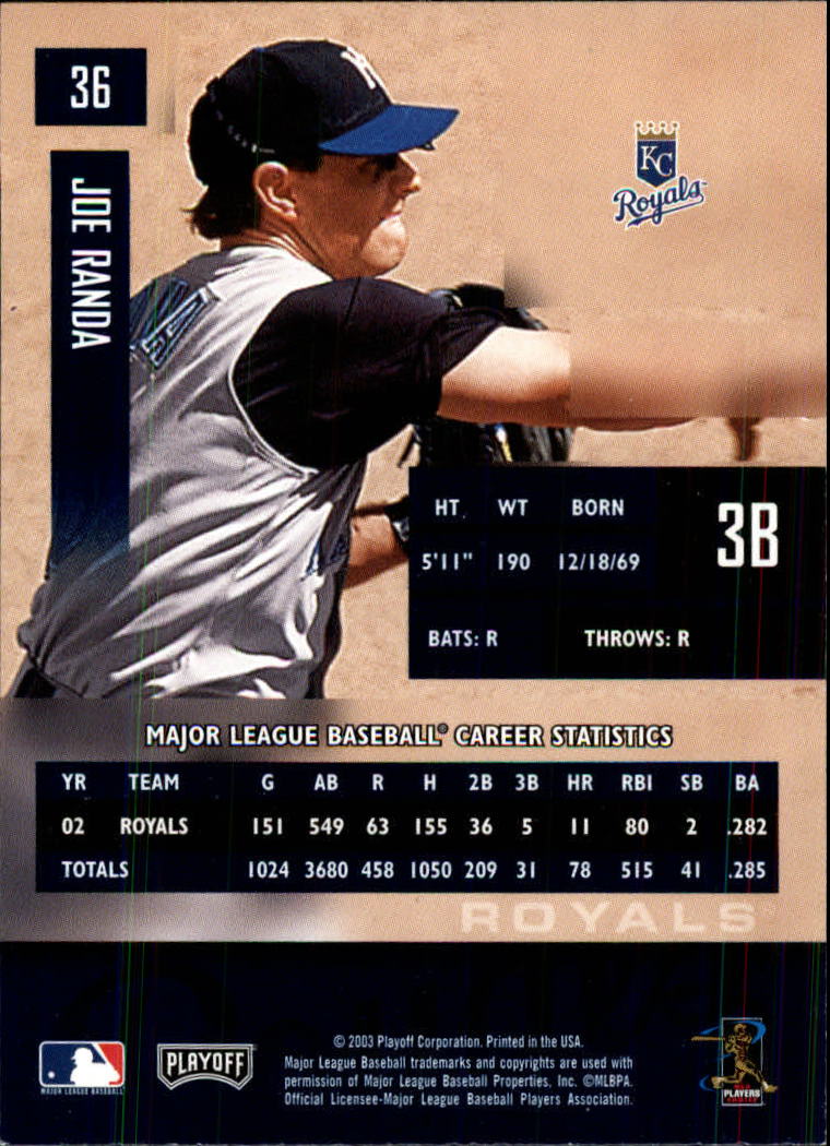 2003 Playoff Prestige Baseball "Main Set" Cards #1 to #210 - Picture 73 of 419