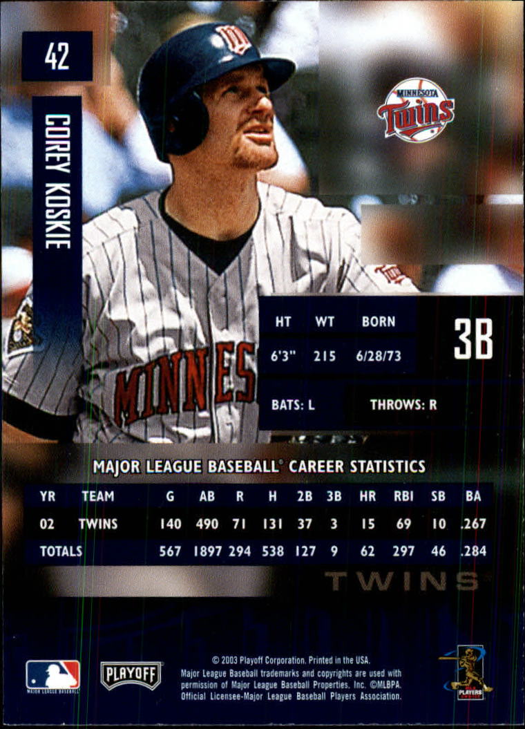 2003 Playoff Prestige Baseball "Main Set" Cards #1 to #210 - Picture 85 of 419