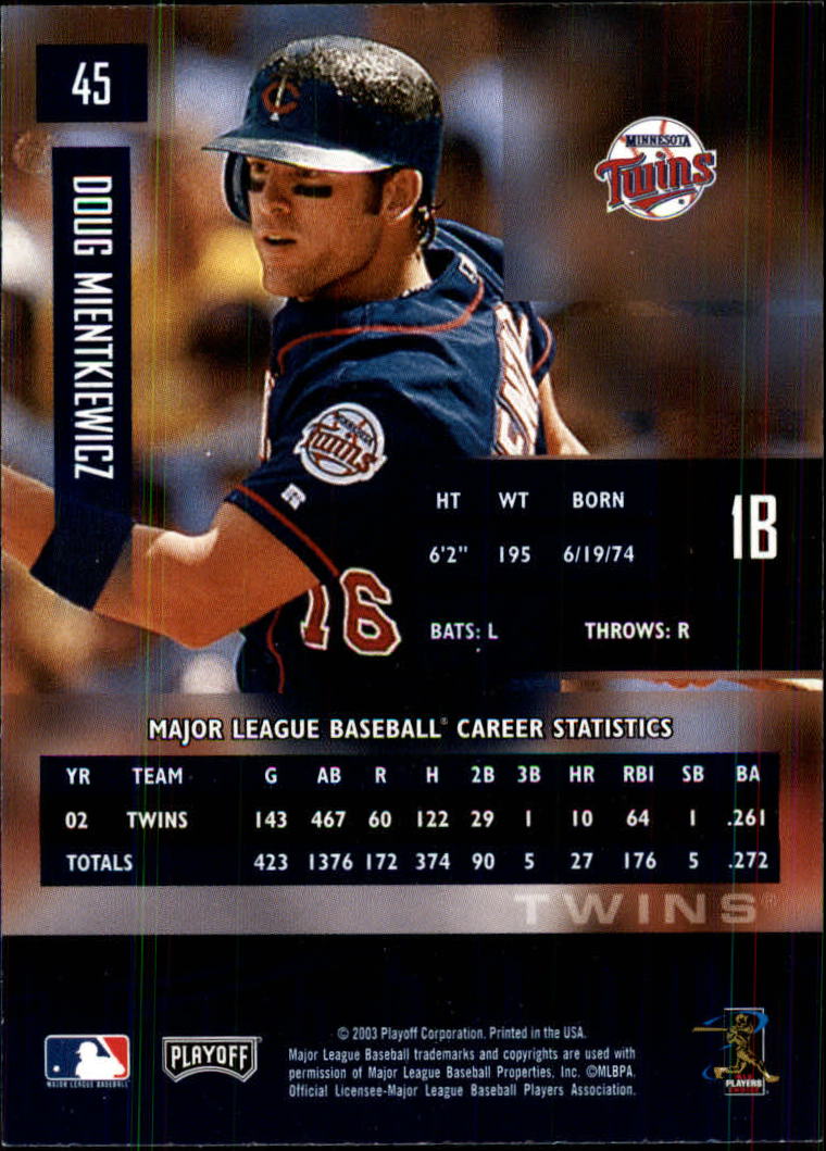 2003 Playoff Prestige Baseball "Main Set" Cards #1 to #210 - Picture 91 of 419