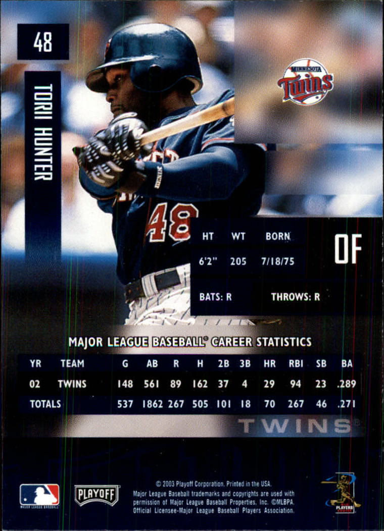 2003 Playoff Prestige Baseball "Main Set" Cards #1 to #210 - Picture 97 of 419