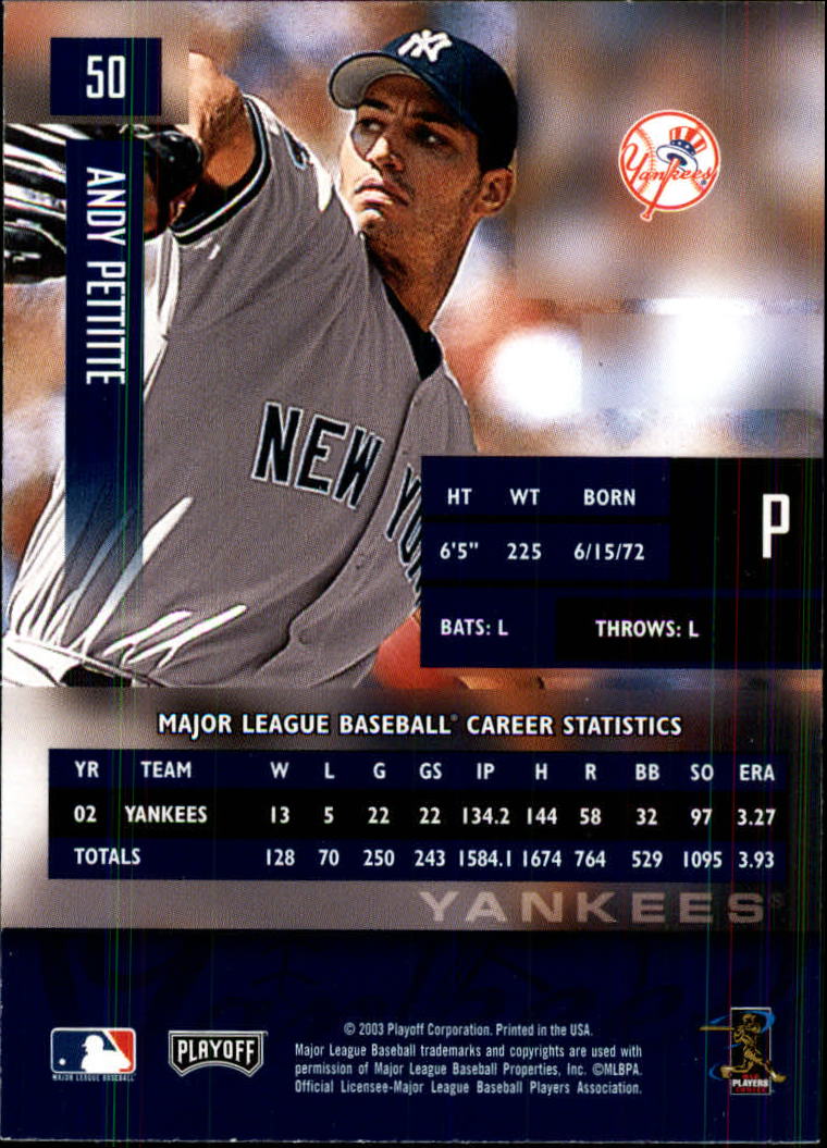 2003 Playoff Prestige Baseball "Main Set" Cards #1 to #210 - Picture 101 of 419