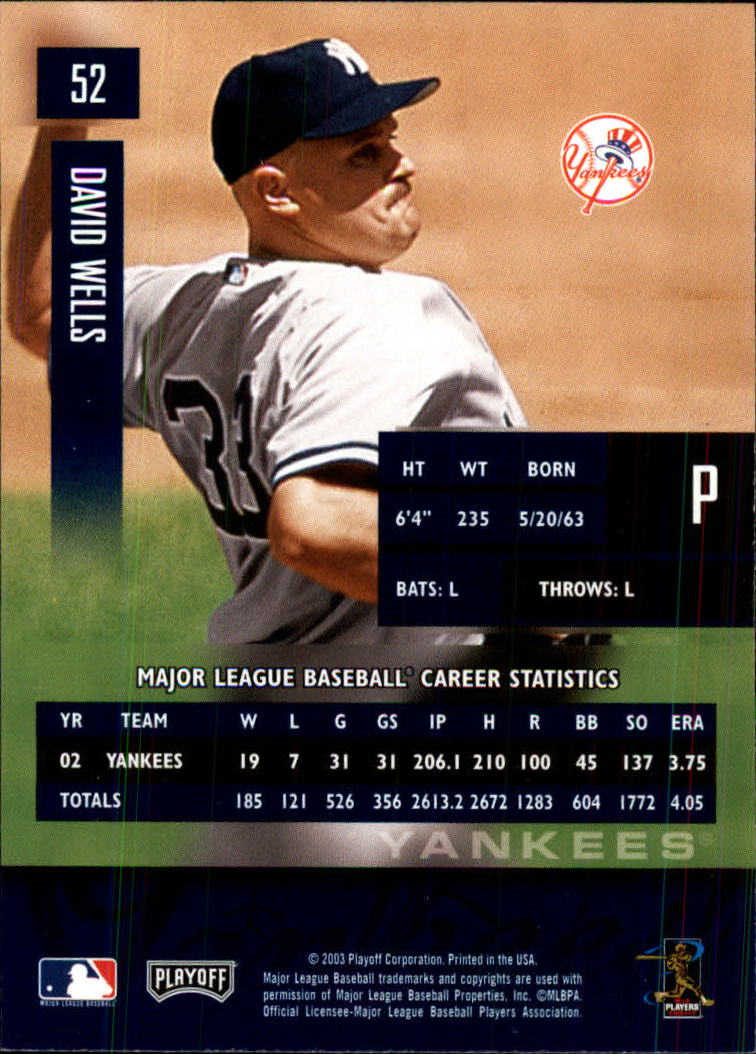 2003 Playoff Prestige Baseball "Main Set" Cards #1 to #210 - Picture 105 of 419