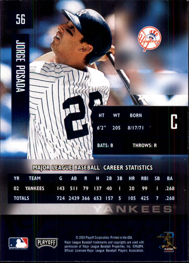 2003 Playoff Prestige Baseball "Main Set" Cards #1 to #210 - Picture 113 of 419