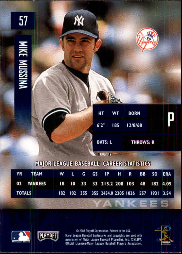 2003 Playoff Prestige Baseball "Main Set" Cards #1 to #210 - Picture 115 of 419