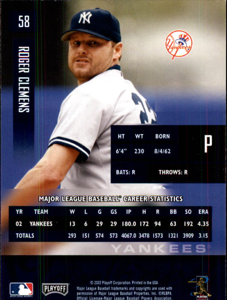 2003 Playoff Prestige Baseball "Main Set" Cards #1 to #210 - Picture 117 of 419