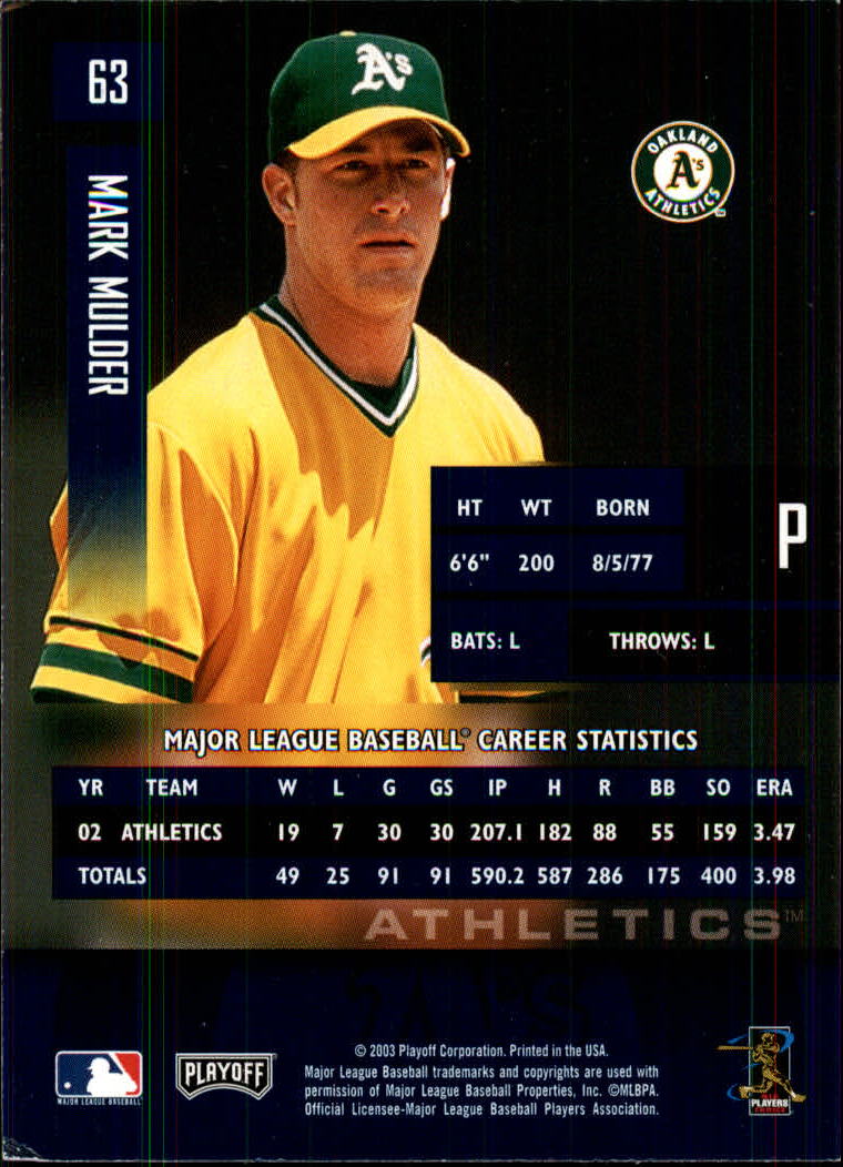 2003 Playoff Prestige Baseball "Main Set" Cards #1 to #210 - Picture 127 of 419