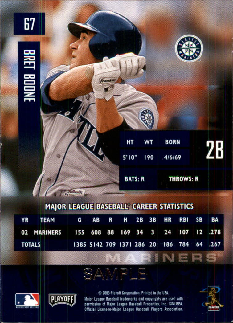 2003 Playoff Prestige Baseball "Main Set" Cards #1 to #210 - Picture 135 of 419