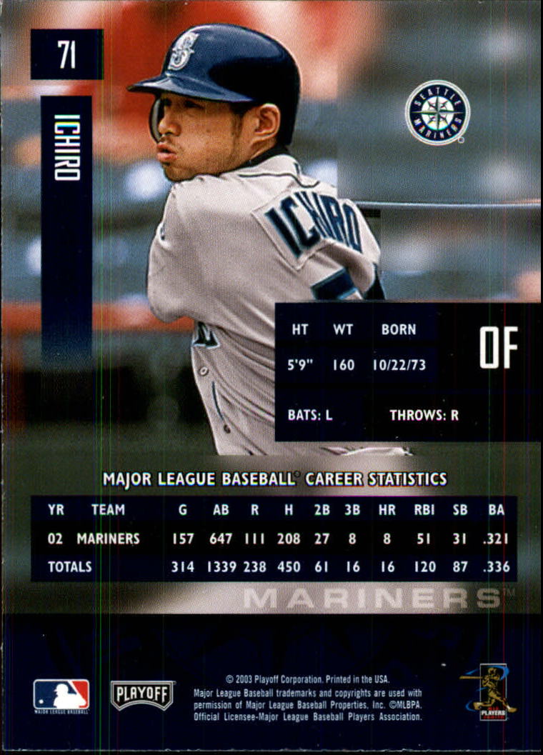 2003 Playoff Prestige Baseball "Main Set" Cards #1 to #210 - Picture 143 of 419