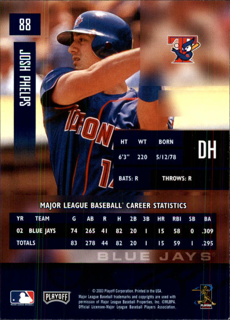 2003 Playoff Prestige Baseball "Main Set" Cards #1 to #210 - Picture 177 of 419