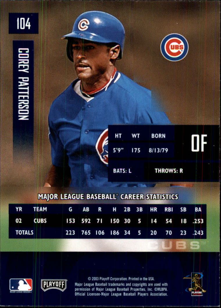 2003 Playoff Prestige Baseball "Main Set" Cards #1 to #210 - Picture 209 of 419