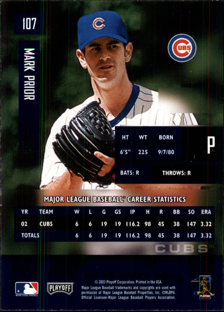 2003 Playoff Prestige Baseball "Main Set" Cards #1 to #210 - Picture 215 of 419