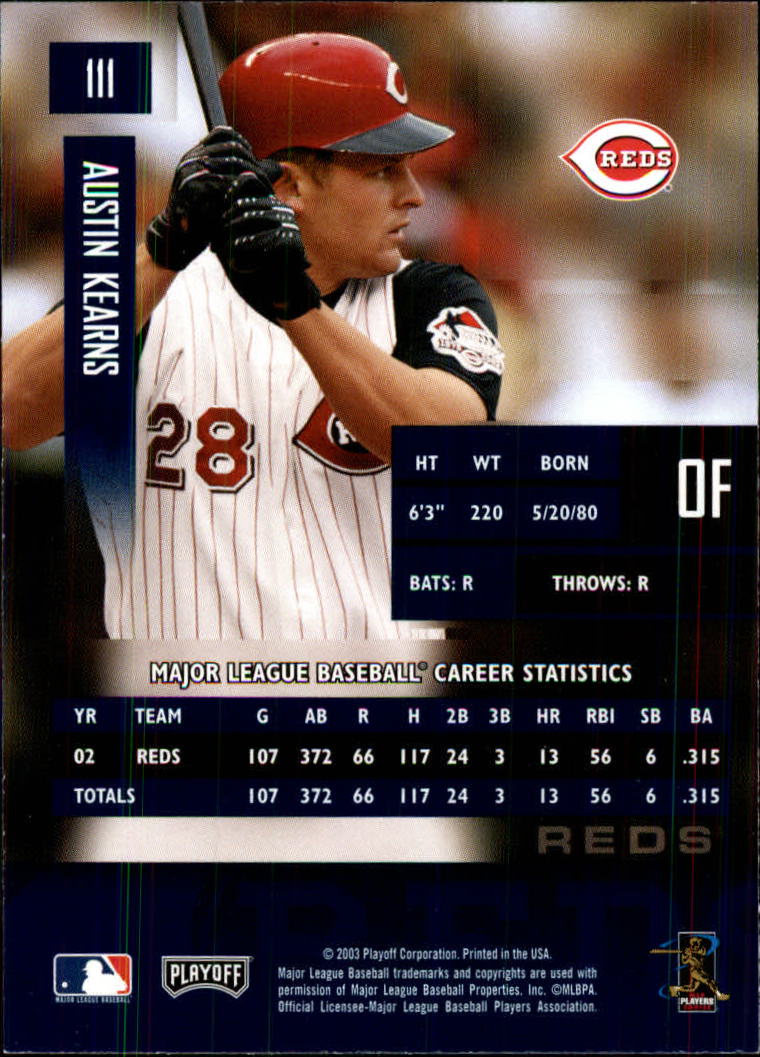 2003 Playoff Prestige Baseball "Main Set" Cards #1 to #210 - Picture 223 of 419
