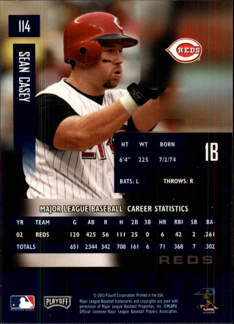 2003 Playoff Prestige Baseball "Main Set" Cards #1 to #210 - Picture 229 of 419