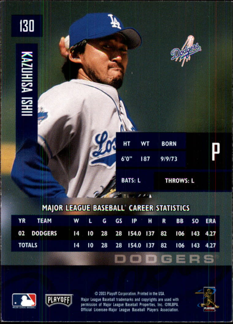 2003 Playoff Prestige Baseball "Main Set" Cards #1 to #210 - Picture 261 of 419