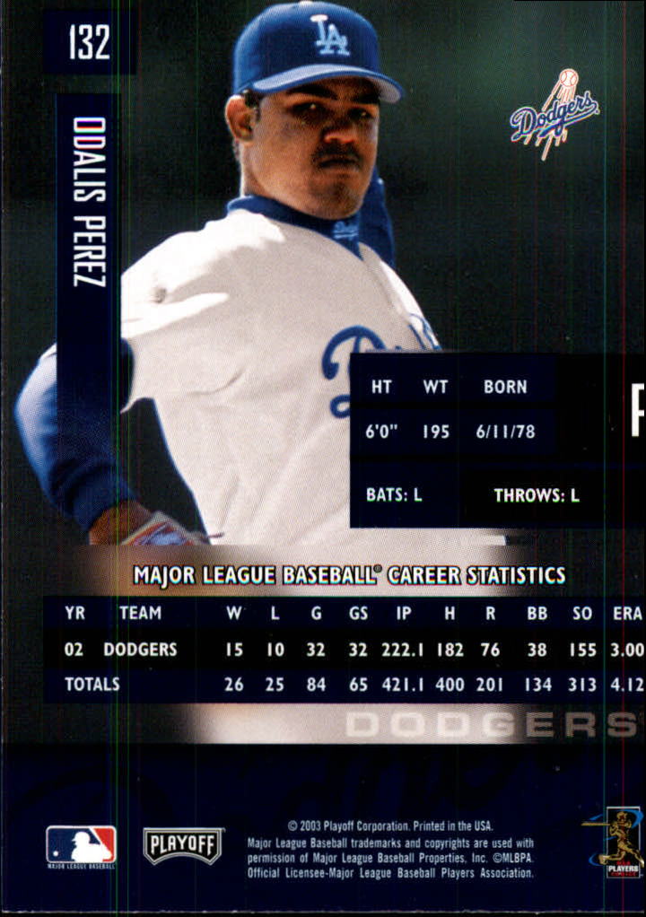 2003 Playoff Prestige Baseball "Main Set" Cards #1 to #210 - Picture 265 of 419