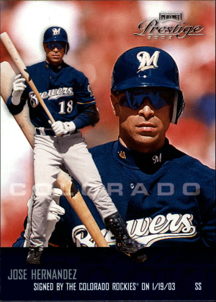 2003 Playoff Prestige Baseball "Main Set" Cards #1 to #210 - Picture 276 of 419