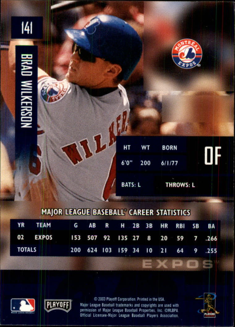 2003 Playoff Prestige Baseball "Main Set" Cards #1 to #210 - Picture 283 of 419