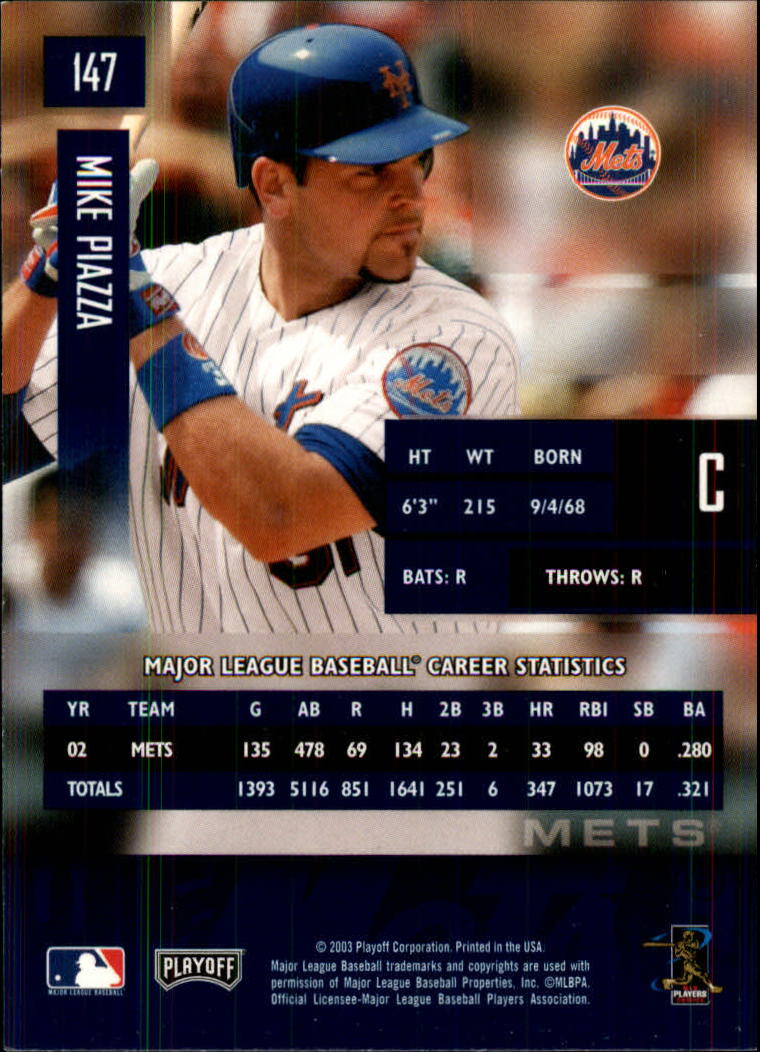 2003 Playoff Prestige Baseball "Main Set" Cards #1 to #210 - Picture 295 of 419