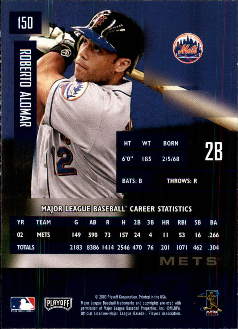 2003 Playoff Prestige Baseball "Main Set" Cards #1 to #210 - Picture 301 of 419