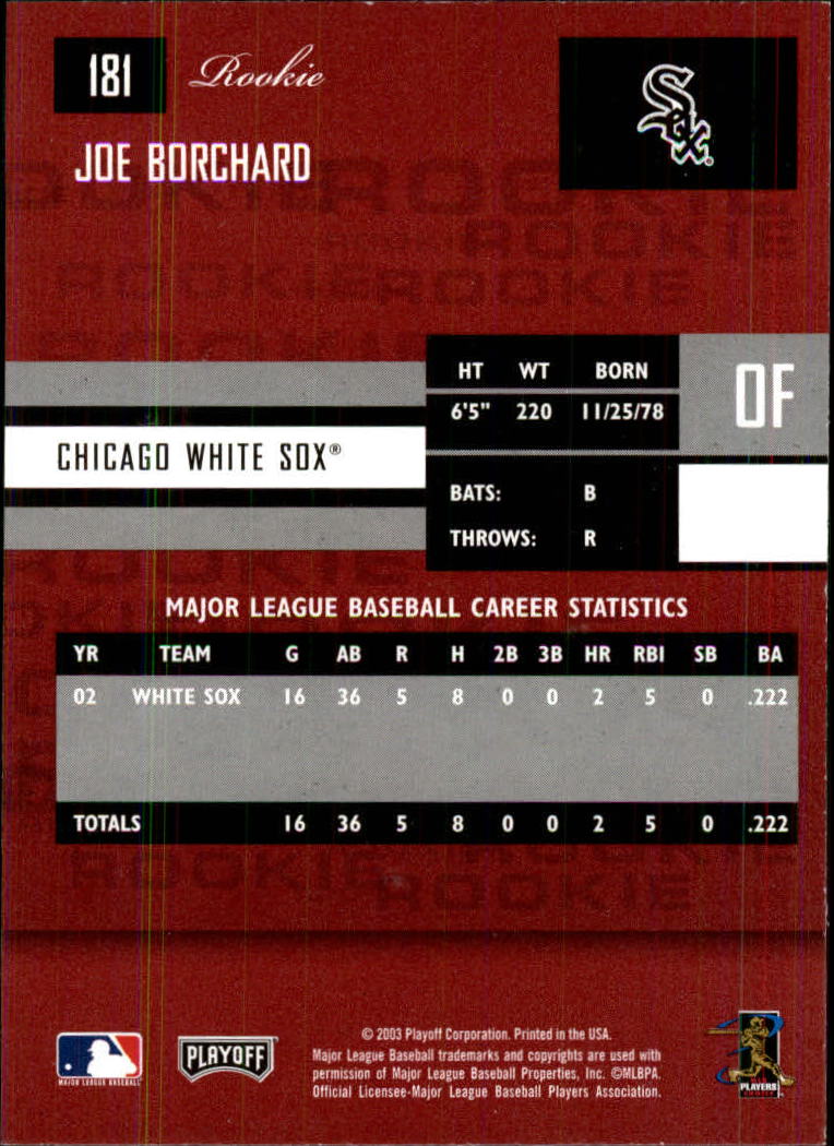 2003 Playoff Prestige Baseball "Main Set" Cards #1 to #210 - Picture 363 of 419