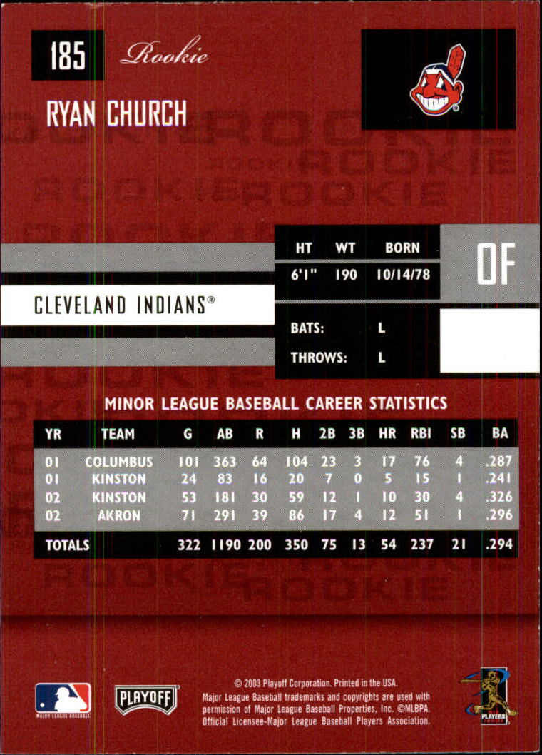 2003 Playoff Prestige Baseball "Main Set" Cards #1 to #210 - Picture 371 of 419